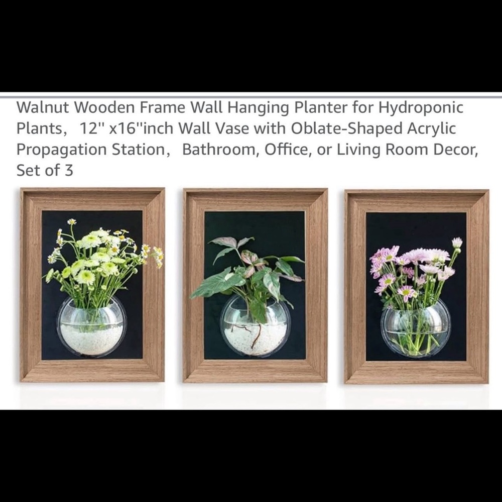 New Propagation station planterSet of 3 for hydroponic plants